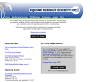 Tablet Screenshot of equinescience.org